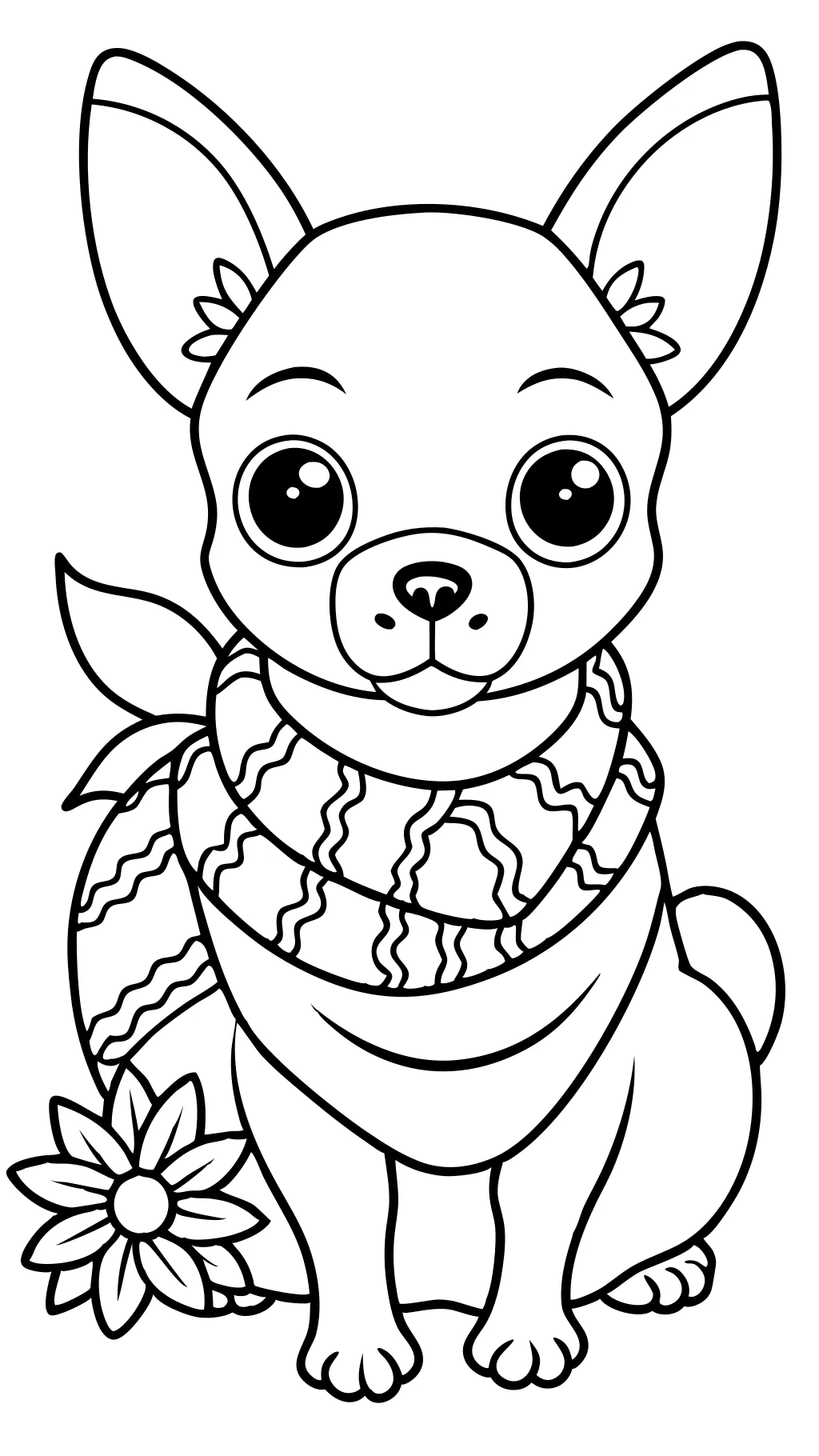 coloring pages of chihuahuas